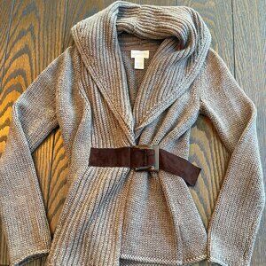 Soft Surroundings Knit Belted Cardigan Sweater – XS